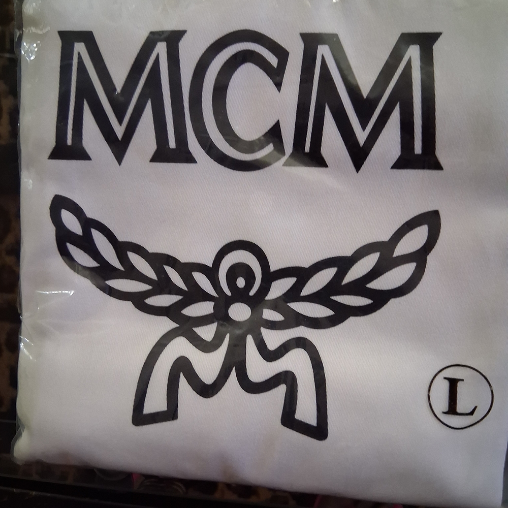 MCM Black and White  Dust Bag